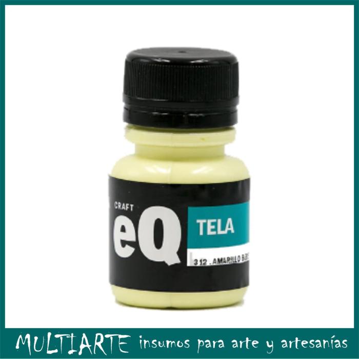 Pintura para Tela EQ artistica 37ml 312 Amarillo bebe