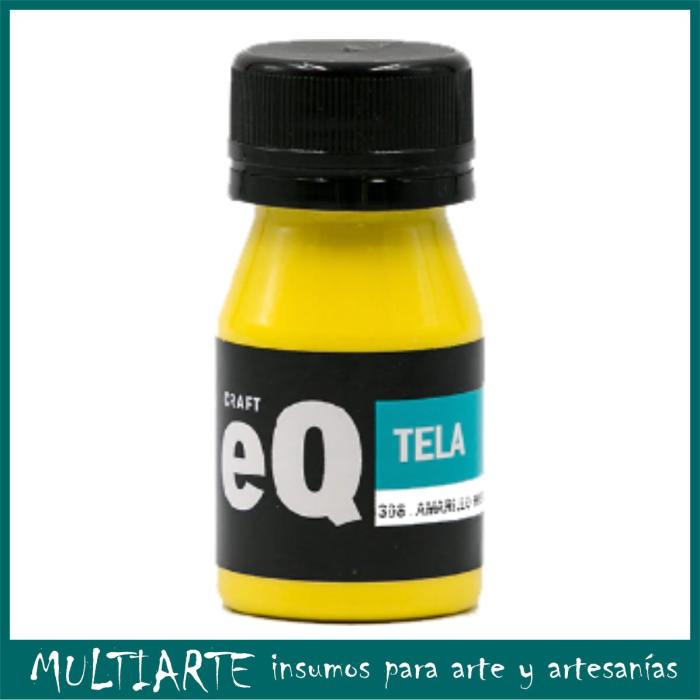 Pintura para Tela EQ artistica 37ml 308 Amarillo medio