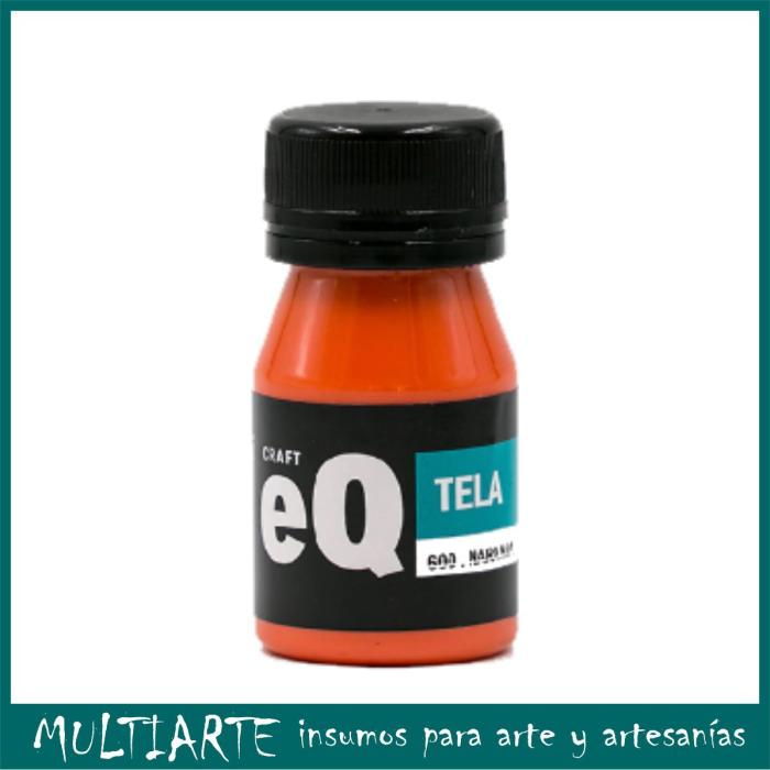 Pintura para Tela EQ artistica 37ml 600 Naranja