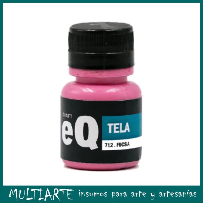 Pintura para Tela EQ artistica 37ml 712 Fucsia