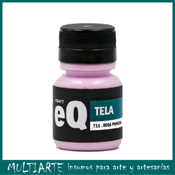 Pintura para Tela EQ artistica 37ml 715 Rosa Princesa