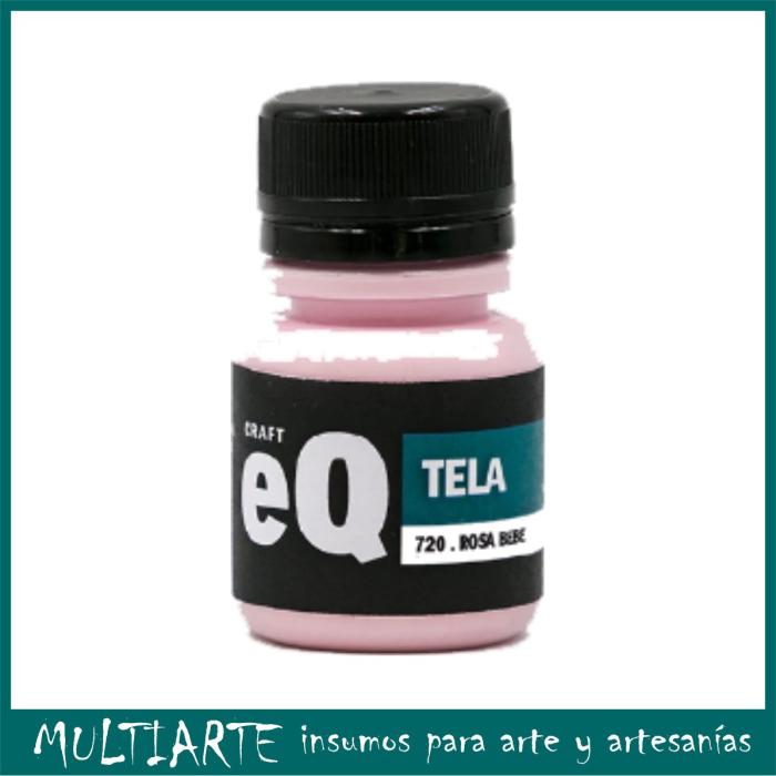 Pintura para Tela EQ artistica 37ml 720 Rosa Bebe