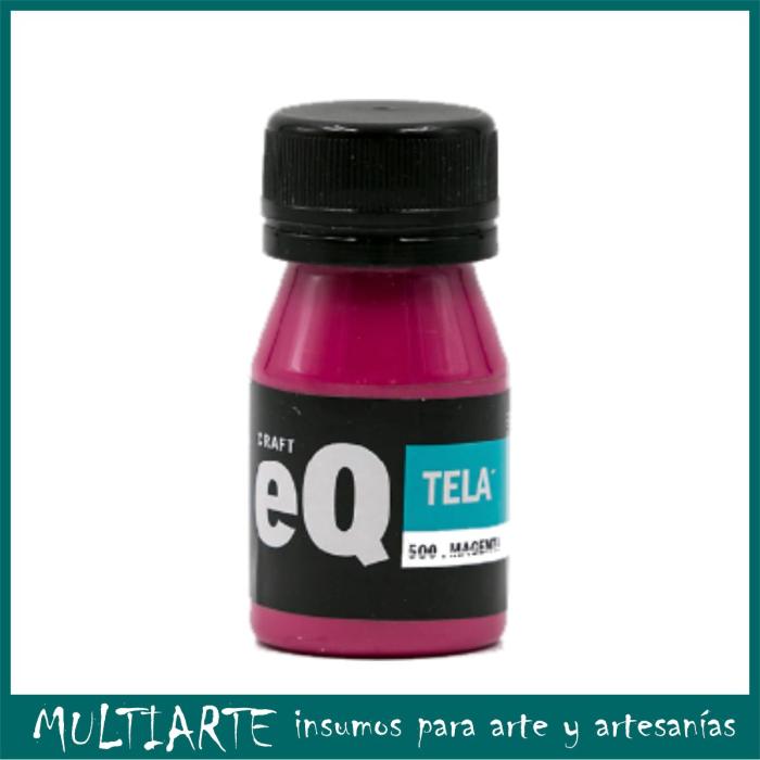 Pintura para Tela EQ artistica 37ml 500 Magenta