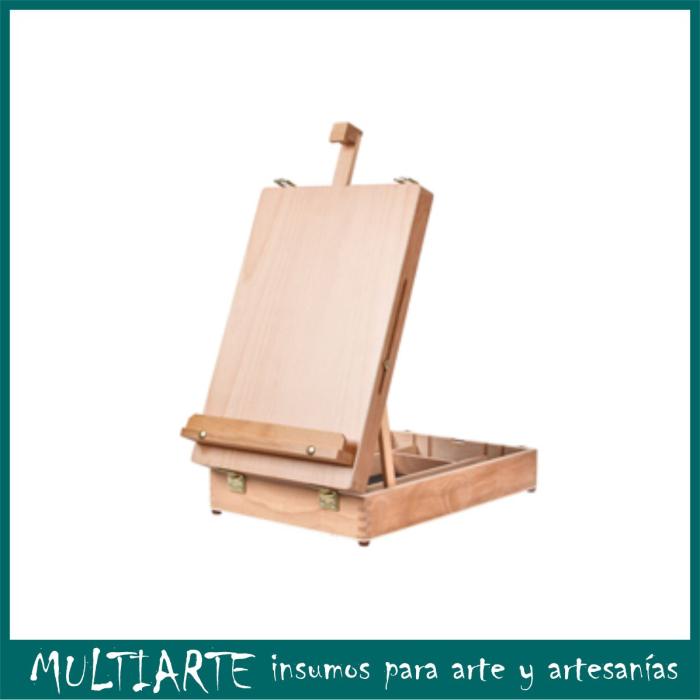 Atril de mesa de madera con valija SFE0034