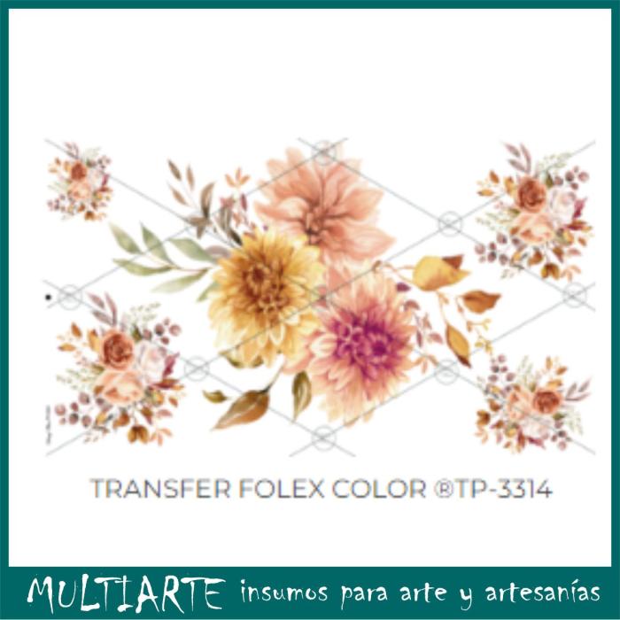 Transfer color - 30x60cms Estampa Felicce 3314