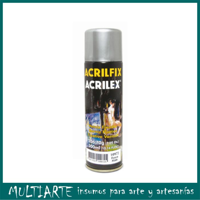 Barniz Acrilex aerosol mate para óleos y acrílicos 300ml