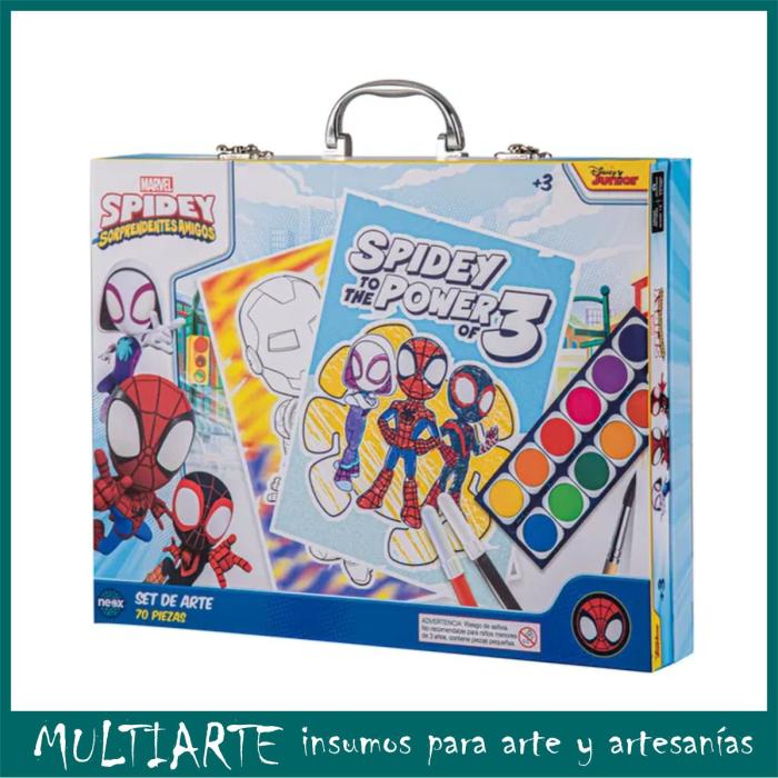 Valija infantil Neox Spidey 70 Piezas