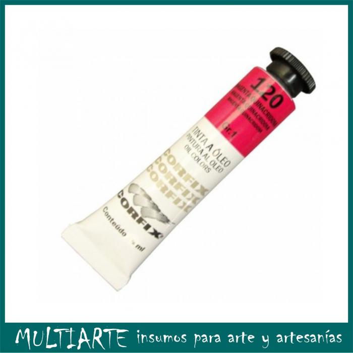 Pintura al óleo Nº 120 Magenta Quinachridone 37ml CORFIX