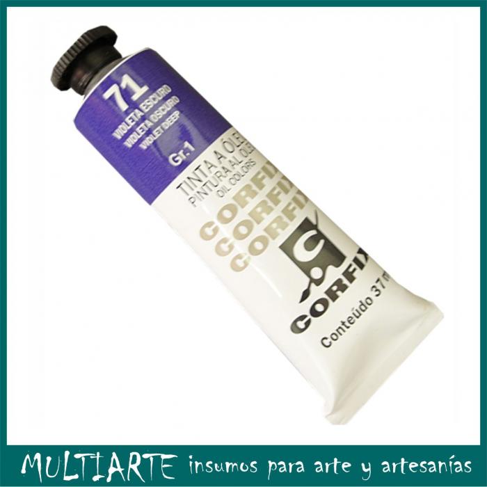 Pintura al óleo Nº 071 Violeta Oscuro 37ml CORFIX