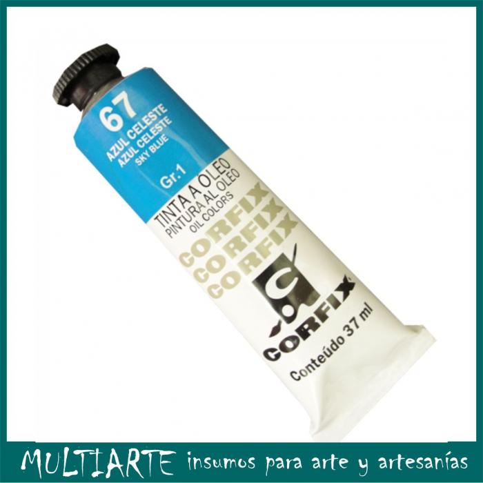 Pintura al óleo Nº 067 Celeste 37ml CORFIX