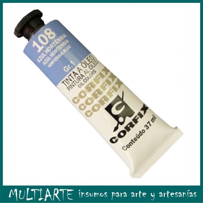 Pintura al óleo Nº 108 Azúl Horténcia 37ml CORFIX