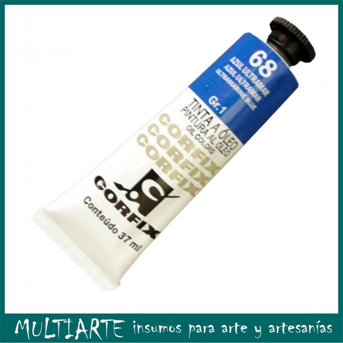 Pintura al óleo Nº 068 Azúl Ultramar 37ml CORFIX