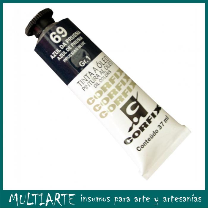 Pintura al óleo Nº 069 Azúl de Prusia 37ml CORFIX