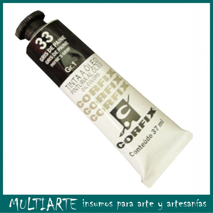 Pintura al óleo Nº 033 Gris de Payne 37ml CORFIX