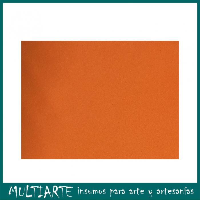 Plancha de Goma Eva color Naranja 60 x 40 cms