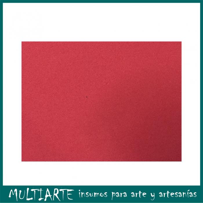 Plancha de Goma Eva color Rojo 60 x 40 cms