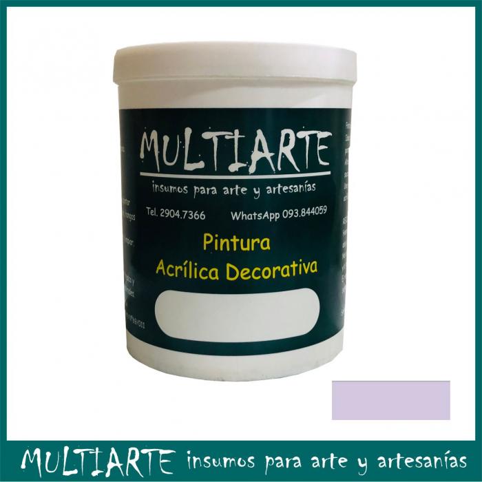 Pintura acrilica al agua Jacaranda 1 litro Multiarte