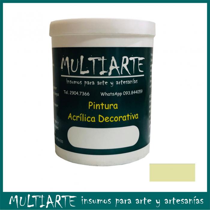 Pintura acrilica al agua Kiwi 1 litro Multiarte