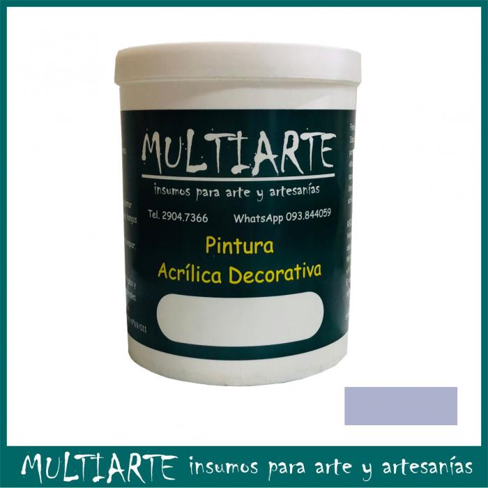 Pintura acrilica al agua Lavanda 1 litro Multiarte