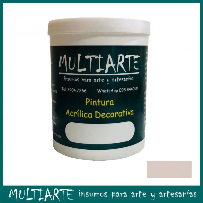 Pintura acrilica al agua Gamuza1 litro Multiarte