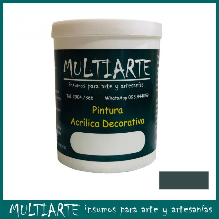 Pintura acrilica al agua Cemento 1 litro Multiarte