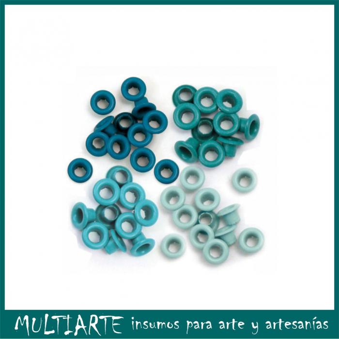 Ojalillos de aluminio 3/16'' (0.5cms) 60 unidades We R Aqua 41577-0