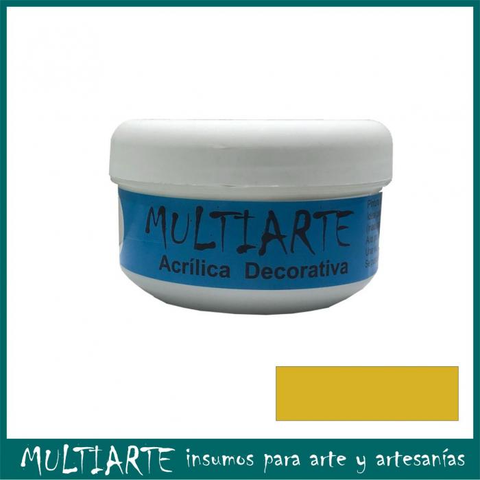 Pintura decorativa MultiArte 200ml Amarillo