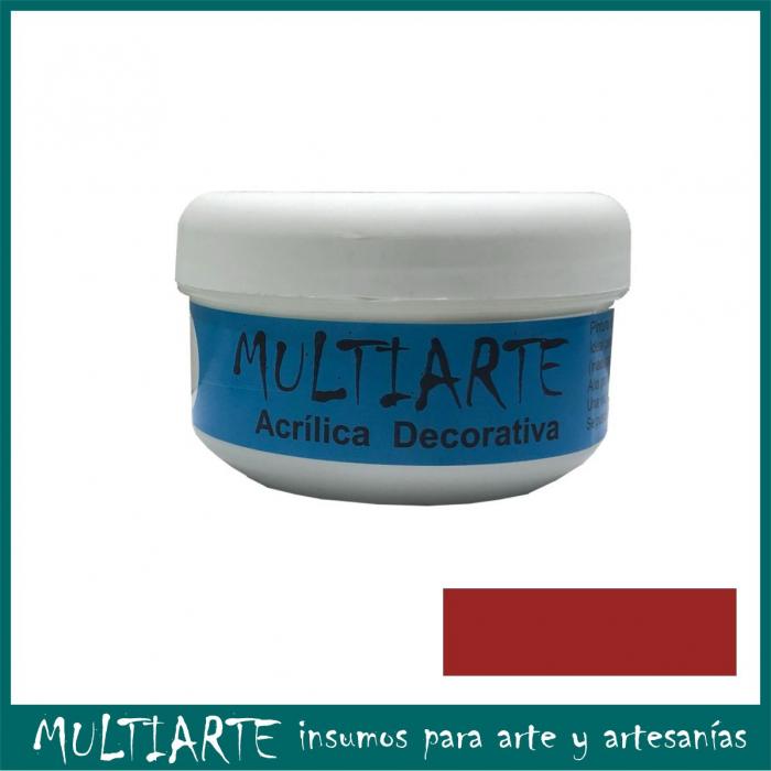 Pintura decorativa MultiArte 200ml Bermellon