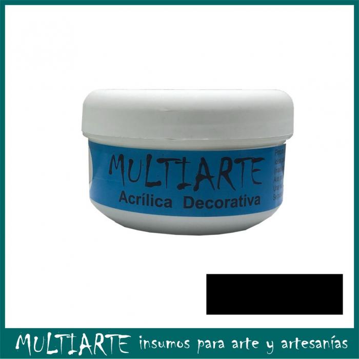 Pintura decorativa MultiArte 200ml Negro