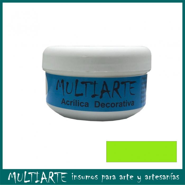 Pintura decorativa MultiArte 200ml Verde Manzana