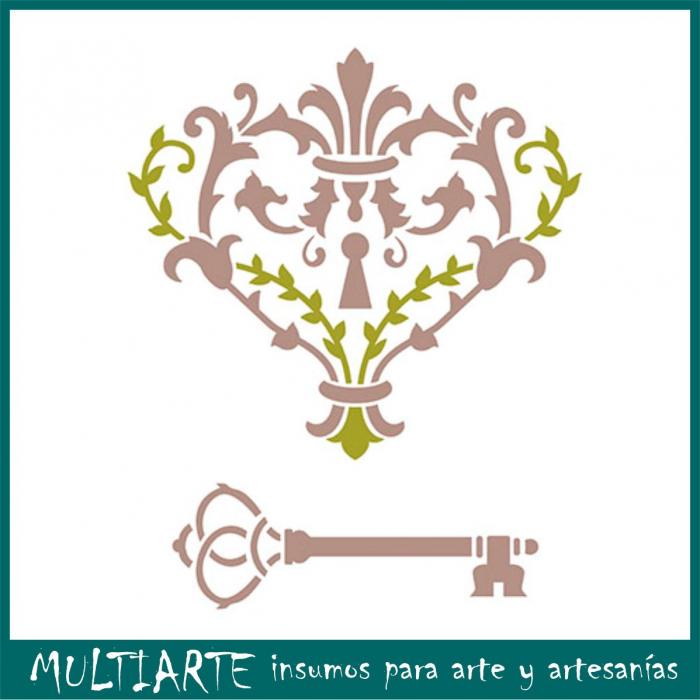 Stencil Litoarte reutilizable 17 x 21 cms STM-267