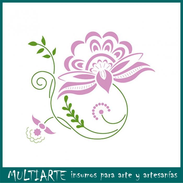 Stencil Litoarte reutilizable 17 x 21 cms STM-287