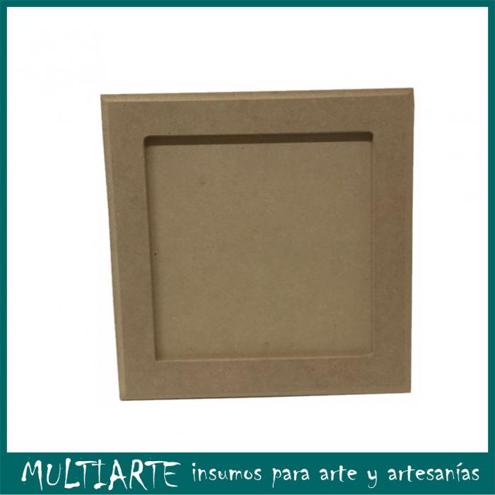 Marco para azulejo de 15cms x 15cms en MDF CC417