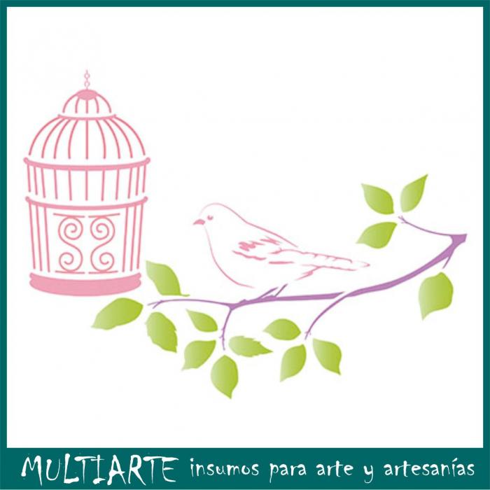 Stencil Litoarte reutilizable 17 x 21 cms STM-304