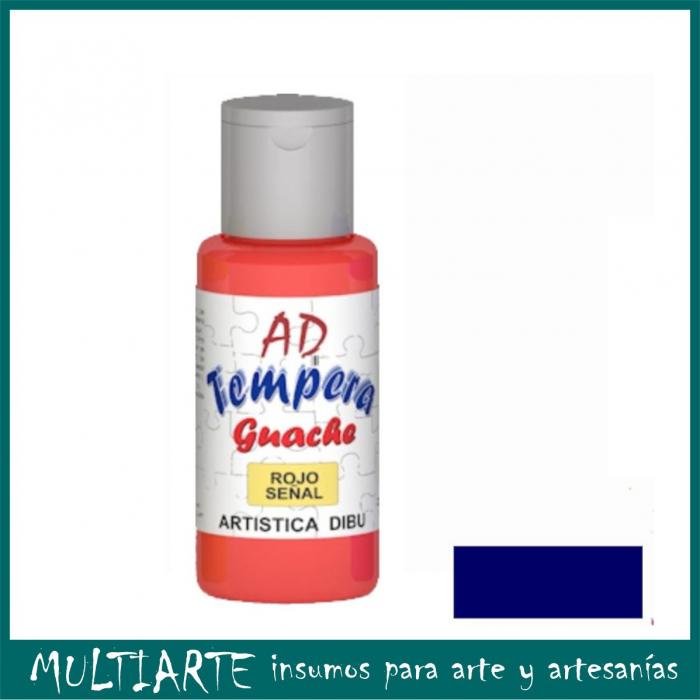 Tempera AD profesional 050ml 166-azúl cobalto