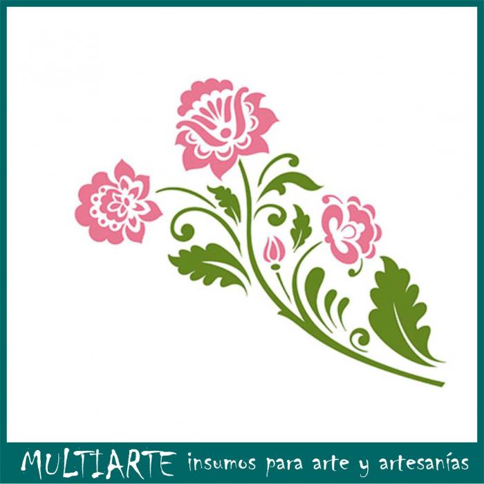 Stencil Litoarte reutilizable 17 x 21 cms STM-164