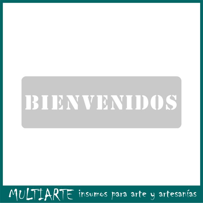 Stencil EQarte reutilizable 4,5 x 30cms Chicos 718