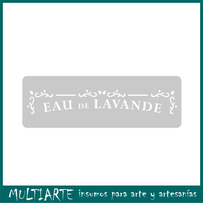 Stencil EQarte reutilizable 4,5 x 30cms Chicos 721