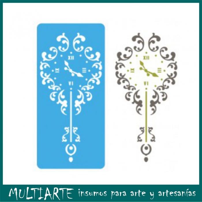 Stencil EQarte reutilizable 13,5 x 30cms 089