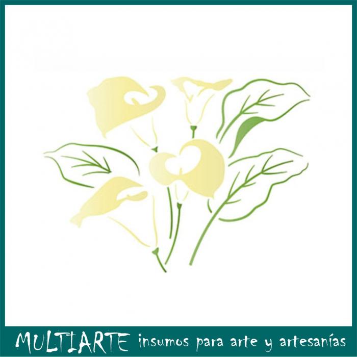 Stencil Litoarte reutilizable 21 x 34 cms ST-102