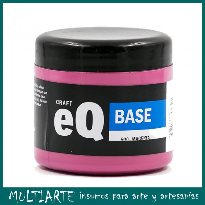 Base Acrilica EQarte 200ml 500 Magenta