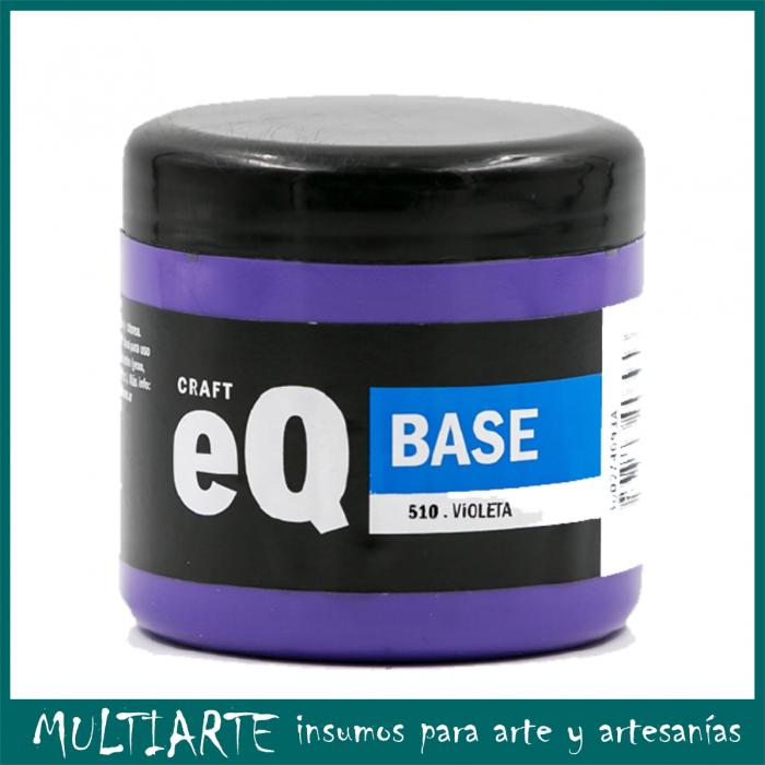 Base Acrilica EQarte 200ml 510 Violeta