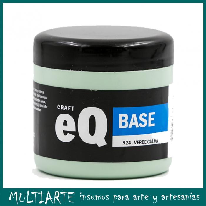 Base Acrilica EQarte 200ml 924 Verde Calma