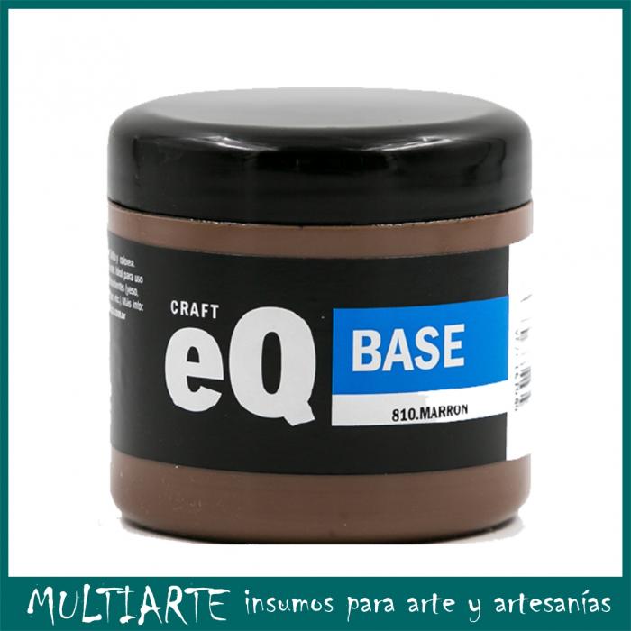 Base Acrilica EQarte 200ml 810 Marron