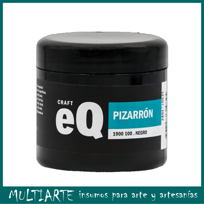 Pintura Pizarron 200ml EQarte Negro