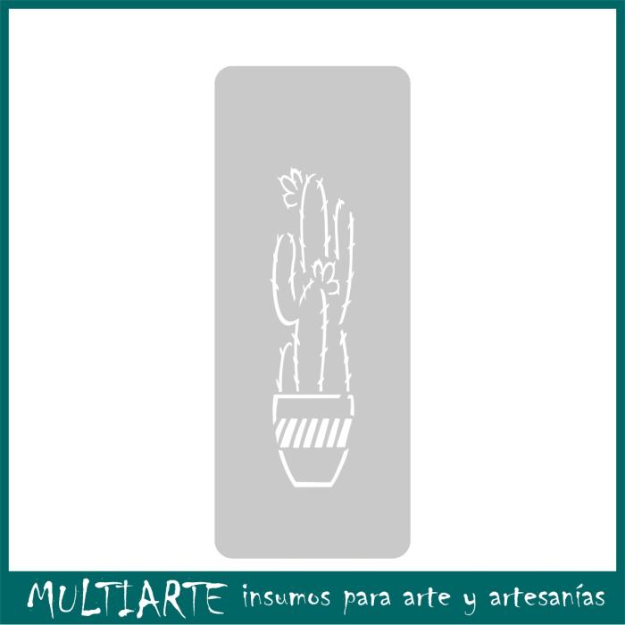 Stencil EQarte reutilizable 4,5 x 17cms Mini 337