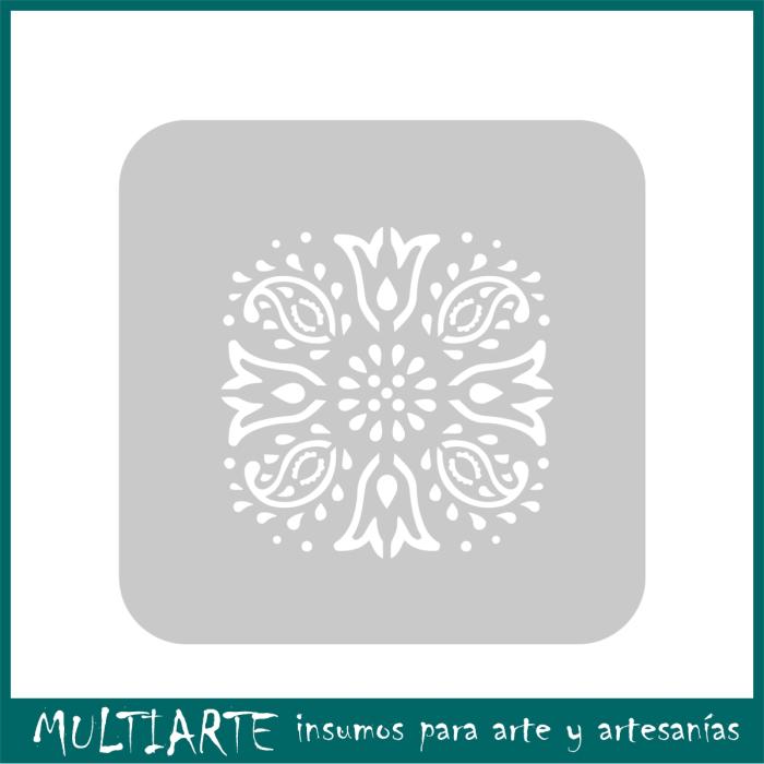 Stencil EQarte reutilizable 10 x 10cms 831