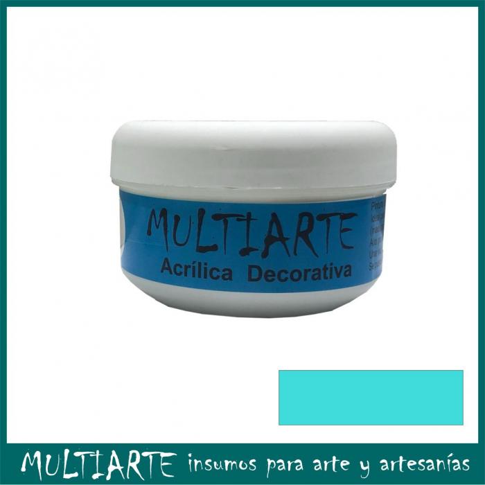 Pintura decorativa MultiArte 200ml Verde Agua